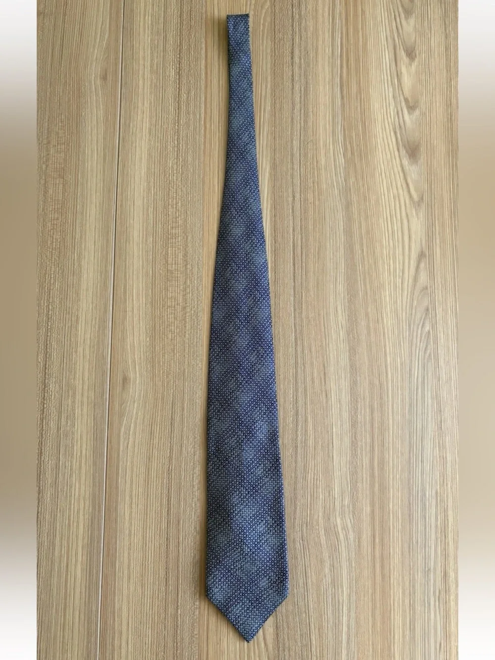 Vintage Brioni Silk Tie Logo Bar Chain Italy Purple Geometric Artsy Designer